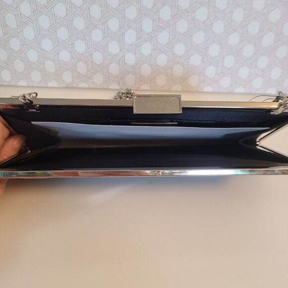 Inc International Concepts Kelsie Clutch Black Silver - Picture 4 of 7